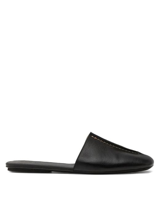 Marsèll Black Eckige Mules