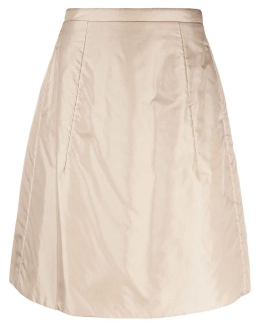 Aspesi Natural Knee-length Padded Skirt