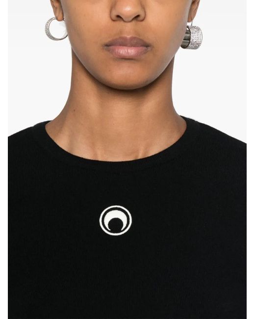 MARINE SERRE Black Sweaters