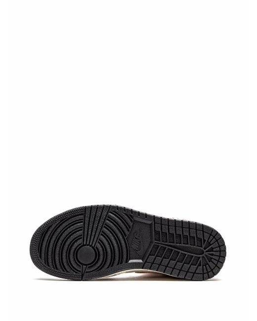 Nike Brown Air 1 Mid Se "Brushstroke" Sneakers for men