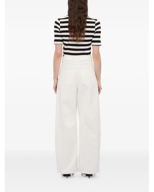 MSGM Jeans Met Studs in het White