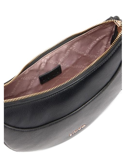 Liu Jo White Medium Crescent-Shaped Tassel Satchel Bag