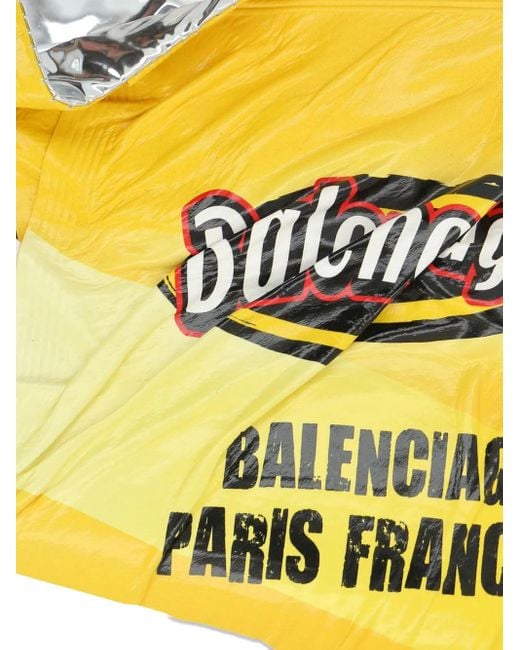 Balenciaga Yellow Chips Clutch Bag