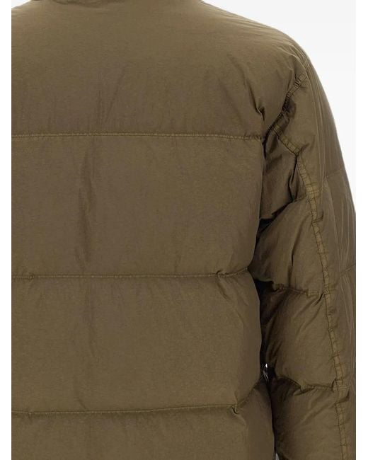 Stone Island Green 4100109 Crinkle Reps Ny Down Jacket With Wind Resistance And Anti-Drop for men