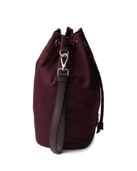 Prada Purple Speedrock Re-Nylon Pouch
