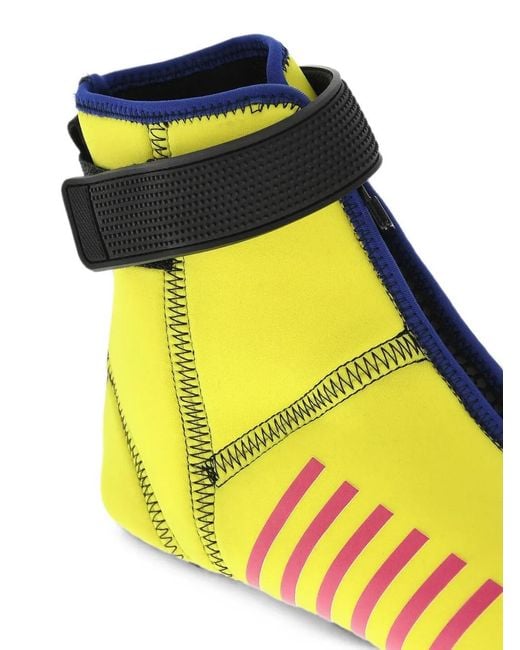 DSquared² Yellow Neoprene Sneakers