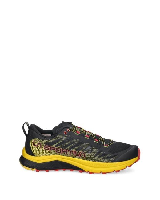 La Sportiva Yellow Logo-Print Sneakers for men