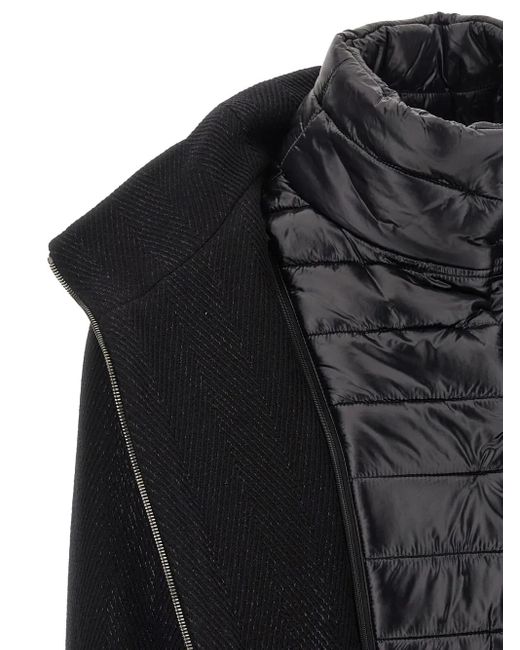 Herno Jas Met Zigzag Patroon in het Black