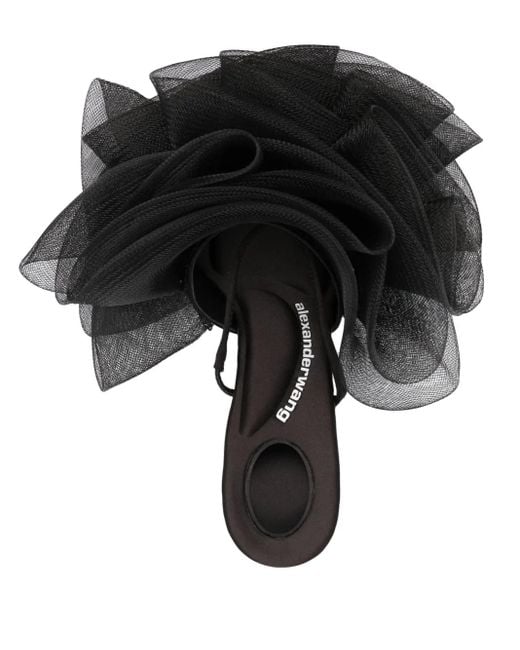 Alexander Wang Black Slipper & Pantoletten