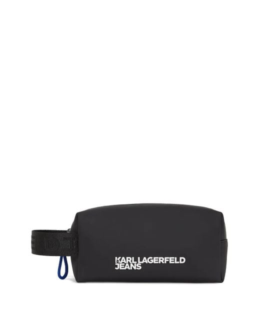 メンズ Karl Lagerfeld Klj トラベルポーチ Black