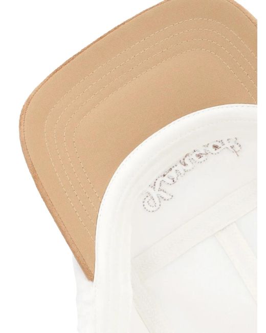 Kangol White Casquette À Broderies En Polaire