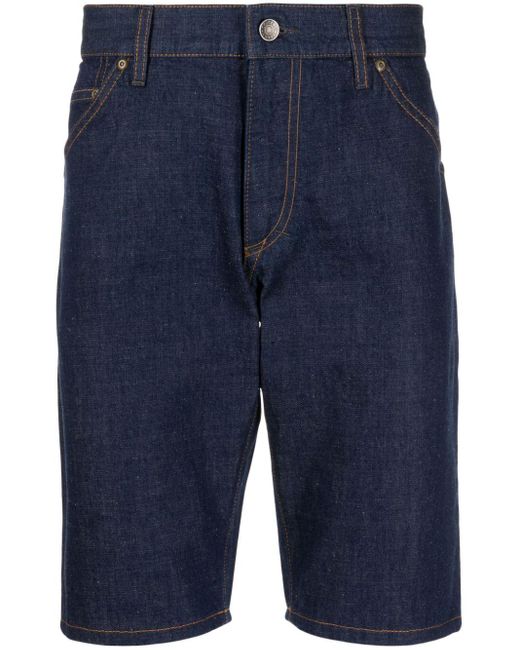Pantalones vaqueros cortos de talle bajo Dolce & Gabbana de hombre de color Blue