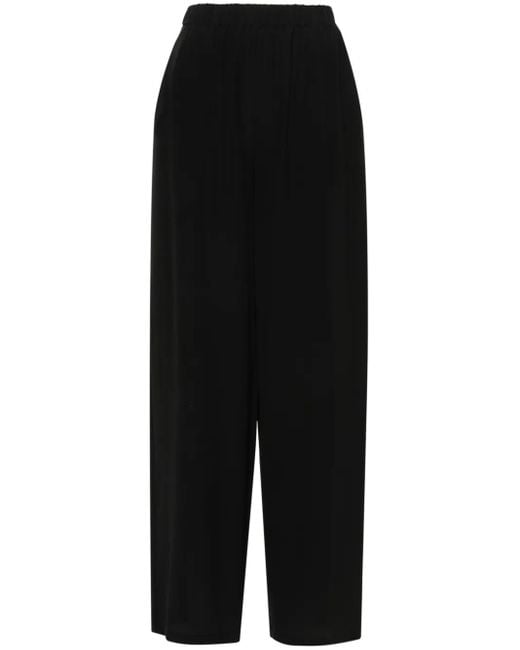 Max Mara Zigano シルク ワイドパンツ Black