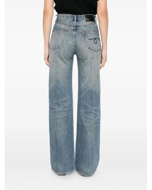R13 Blue Washed Jeans