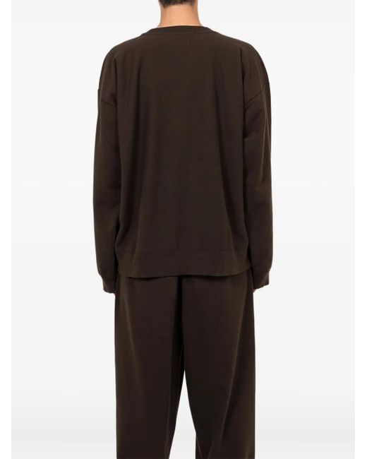 in・stru(men-tal) Brown Logo-Patch Sweatshirt for men