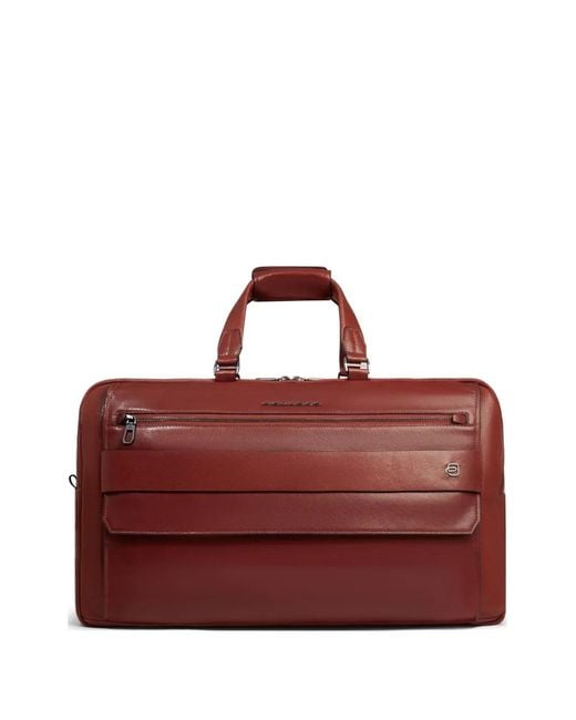 Piquadro Red Sac Fourre-Tout En Cuir