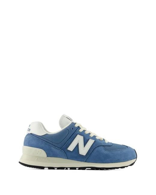 New Balance Blue 574 Sneakers