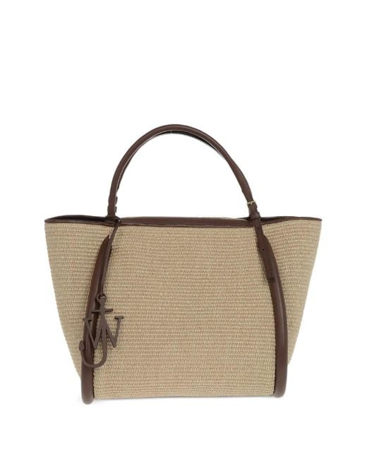 J.W. Anderson White 31 The Bumper Raffia Tote Bag