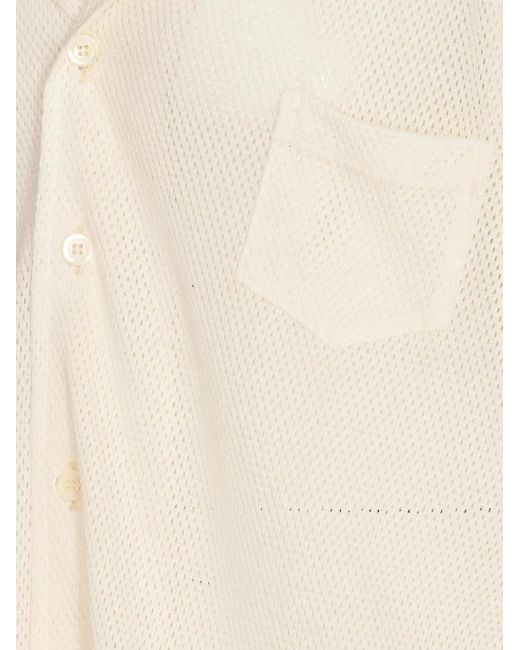 Howlin' By Morrison White Cotton Shirt for men