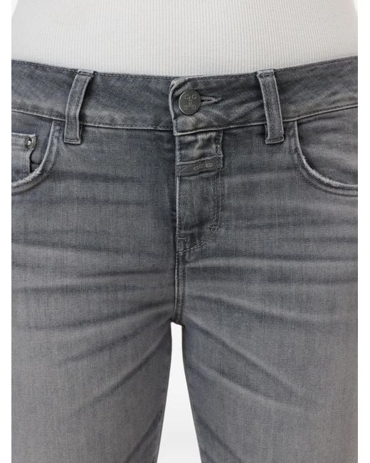 Vaqueros Baker Deshilachados Closed de color Gray