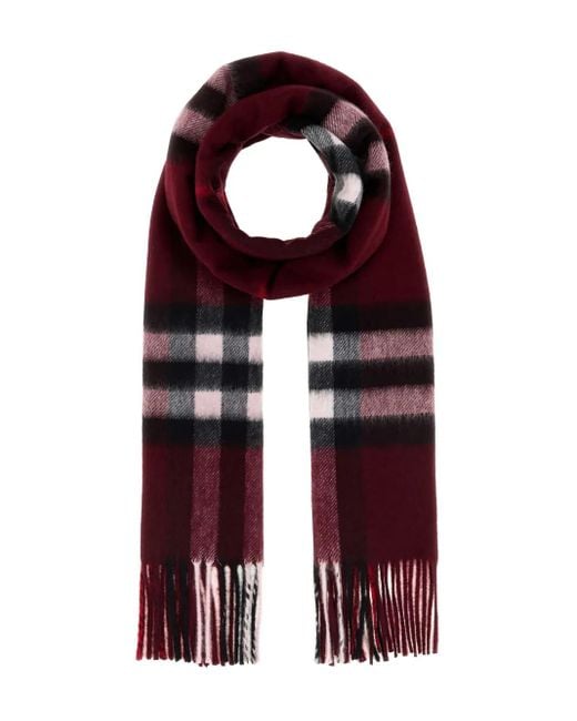 Burberry Red Cashmere Scarf