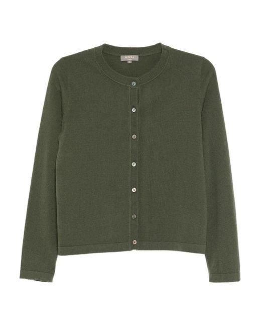Cárdigan Hallie N.Peal Cashmere de color Green