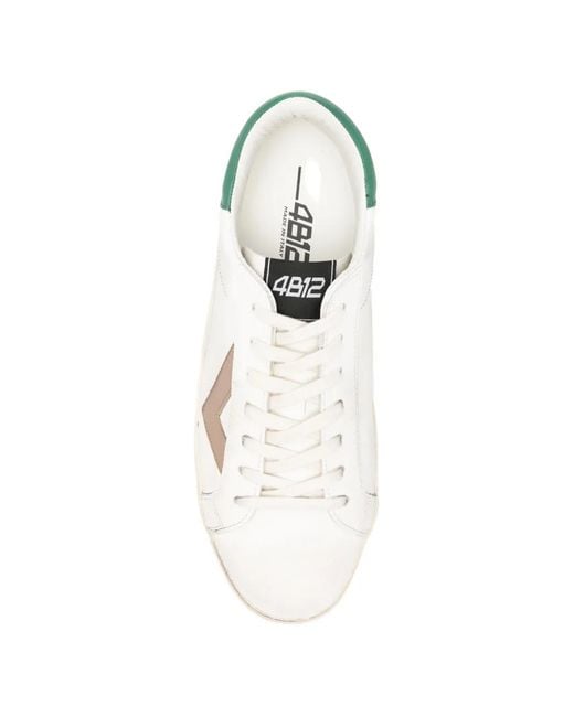 4b12 White Suprime Sneakers for men