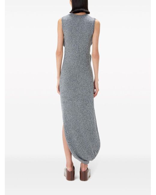 J.W. Anderson Gray Padded Knitted Maxi Dress