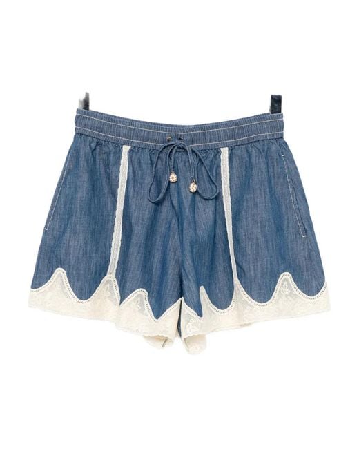 Zimmermann Blue Awaken Shorts