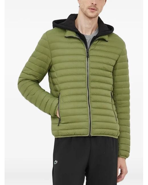 Colmar Green Hooded Quilted Jacket for men