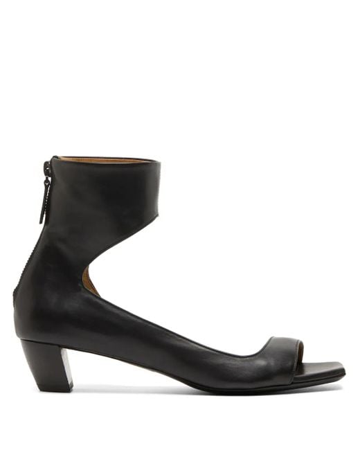 Marsèll Black Cucchiaia Leather Sandals