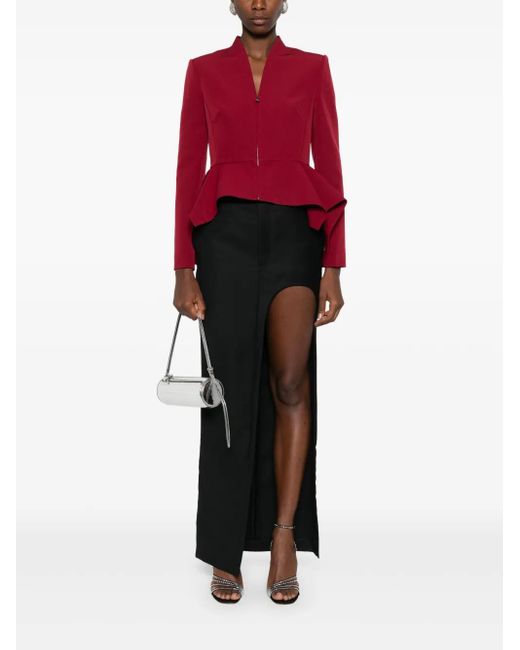 Roland Mouret Red Peplum Jacket