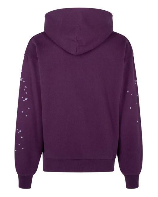 Sp5der Star Og Web V2 Hoodie in Purple for Men | Lyst