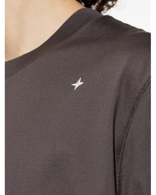 Stone Island Gray Star-Print T-Shirt for men