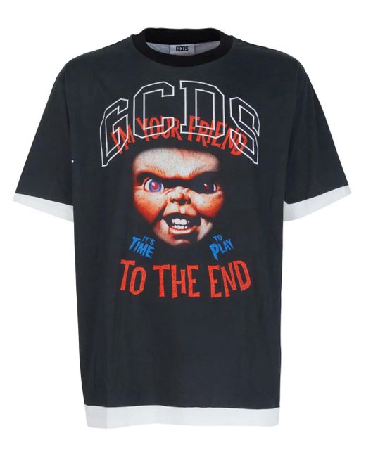 Gcds Blue Chucky T-Shirt
