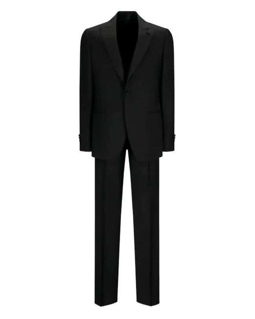 Lardini Black Single-Button Suit for men