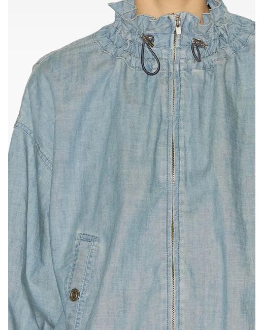 Isabel Marant Blue Plume Jacket
