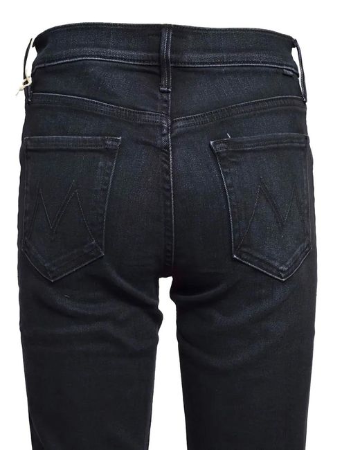 Mother Blue Mid-Rise Dazzler Jeans