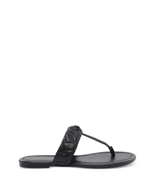 Kurt Geiger Black Kensington T-Bar Flip-Flops