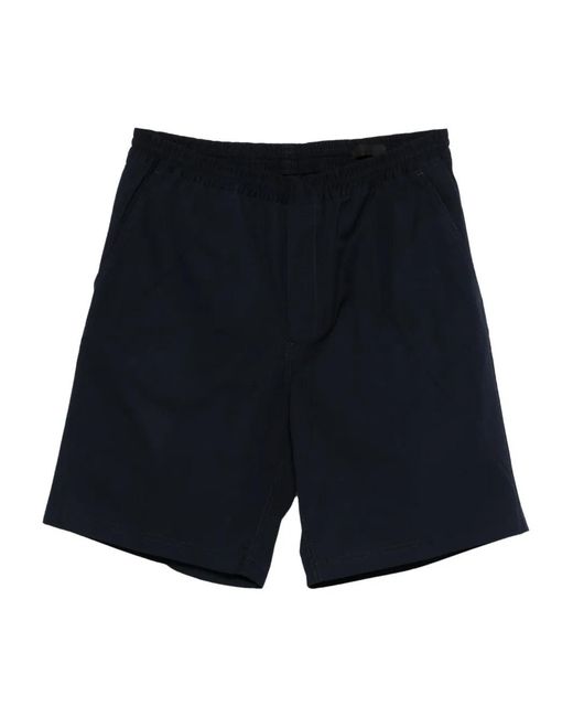 Prada Blue Elasticated-Waistband Shorts for men