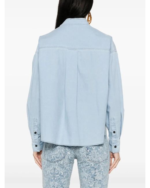 Isabel Marant Blue 'Vero' Blouse