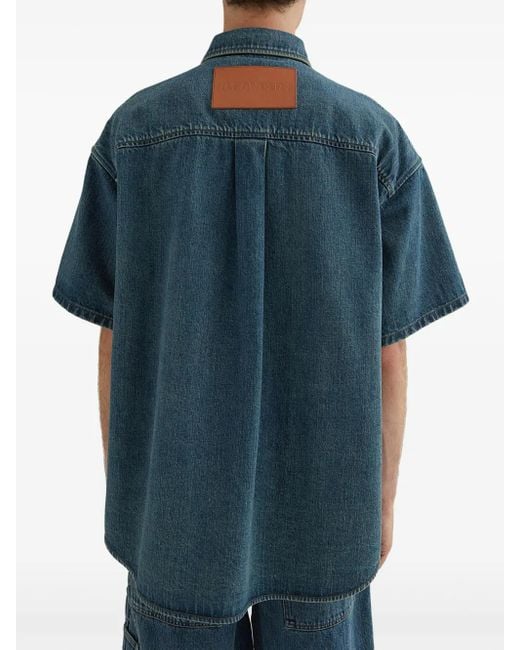 メンズ Jil Sander デニムシャツ Blue