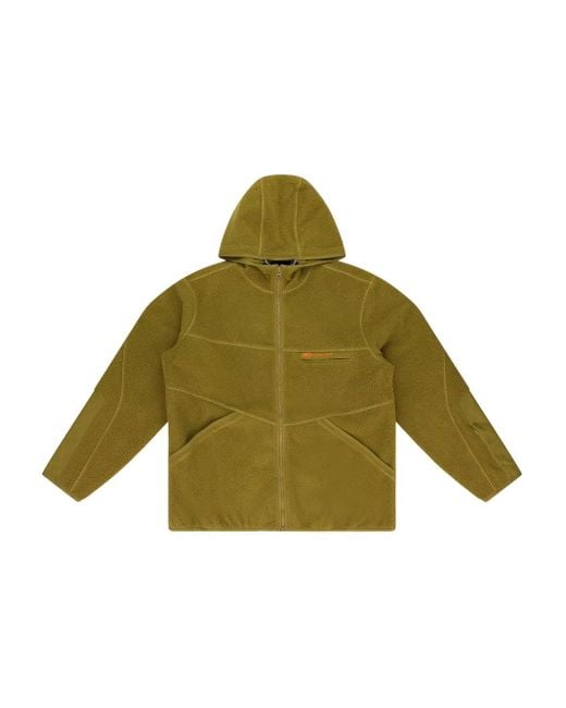 メンズ Aimé Leon Dore X New Balance Fleece ジップアップ パーカー Green