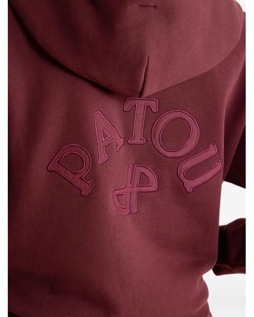 Patou Red Kapuzenjacke Mit Logo-Stickerei