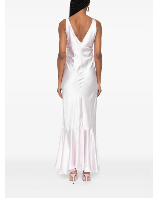 Abito Lungo Katia-Donna di Sportmax in White