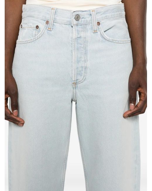 Citizens of Humanity White Arc Raw-Hem Jeans