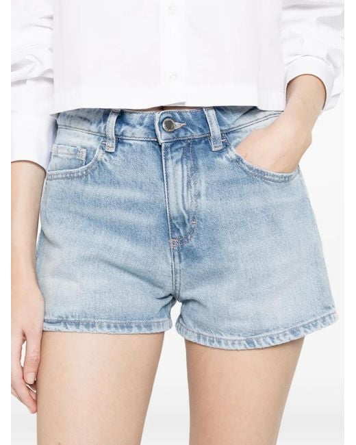 ICON DENIM Blue Five-Pocket Shorts