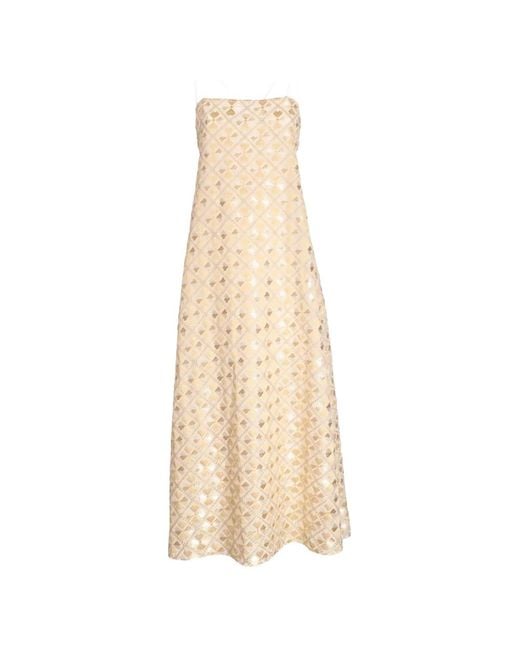 Greek Archaic Kori White Lace-Up Maxi Dress