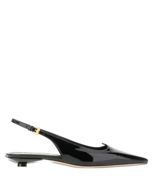 A.Bocca Black Ballerinas Aus Leder