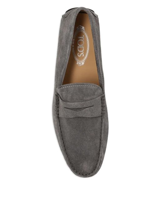 Tod's Gray City Gomino Loafers for men